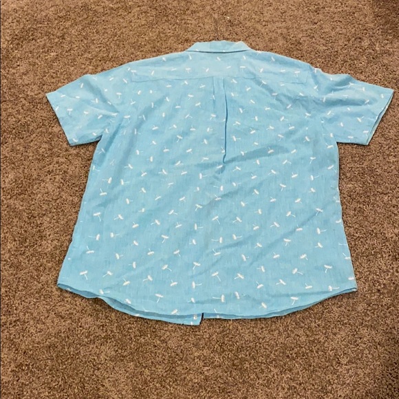 Even Tide Dandelion SS Button Down - Picture 3 of 3